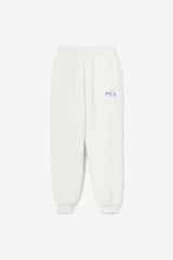 Women Shorts &amp; Pants | FILA Freyja Sherpa Jogger 172 EGRET / JACARANDA / DEEP LAKE