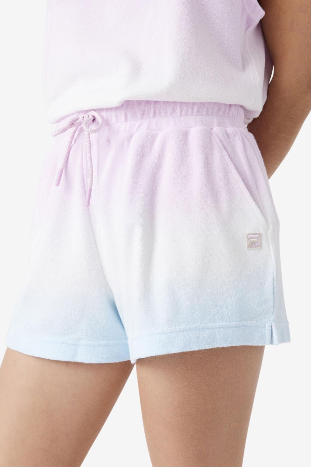 Women Shorts &amp; Pants | FILA Gretta Short 534 WINSOM ORCHID / CRYSTAL BLUE / TENDER PEACH