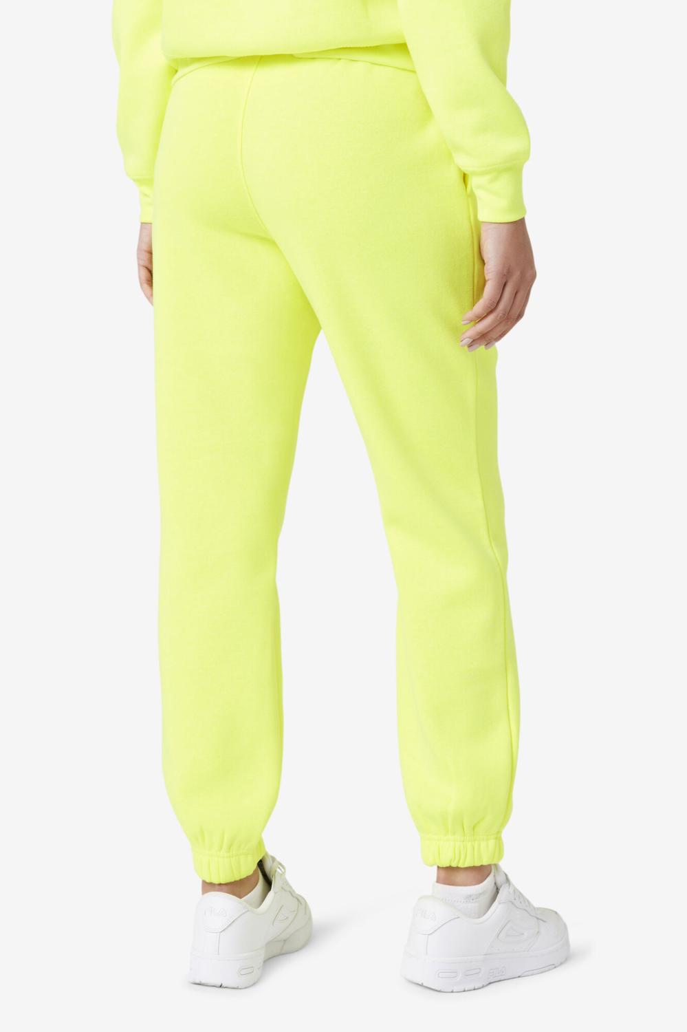 Women Shorts &amp; Pants | FILA Lassie Jogger 735 SAFETY YELLOW