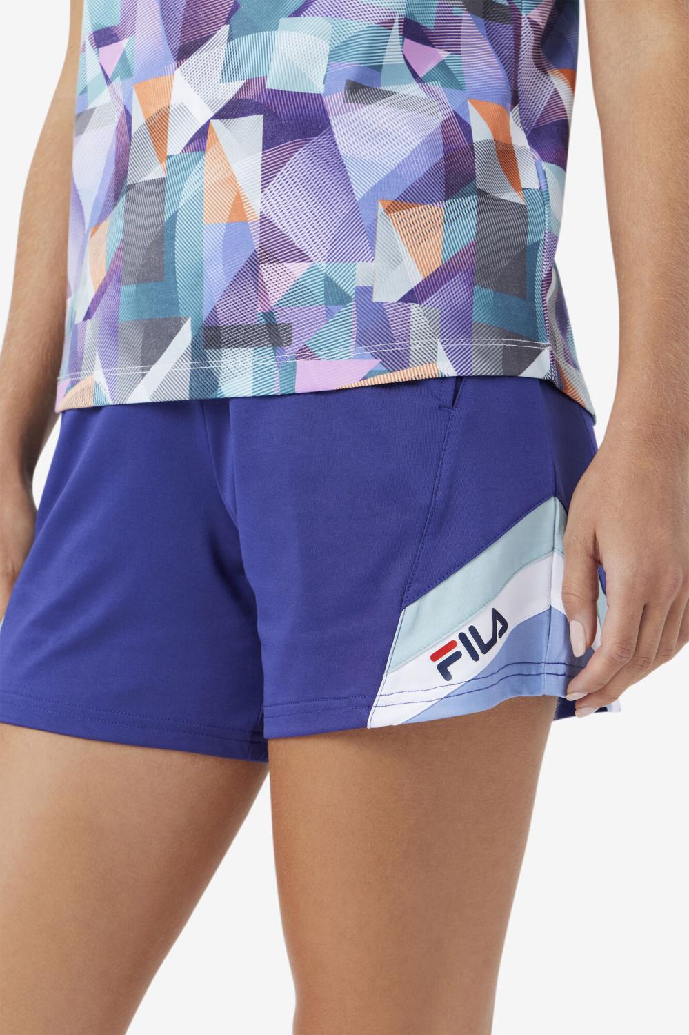 Women Shorts &amp; Pants | FILA Oeakleigh Shorts 437 ORIENT BLUE / ETHER / WHITE