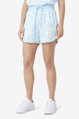 Women Shorts &amp; Pants | FILA Quincy Basketball Short 443 CRYSTAL BLUE / WHITE PRINT