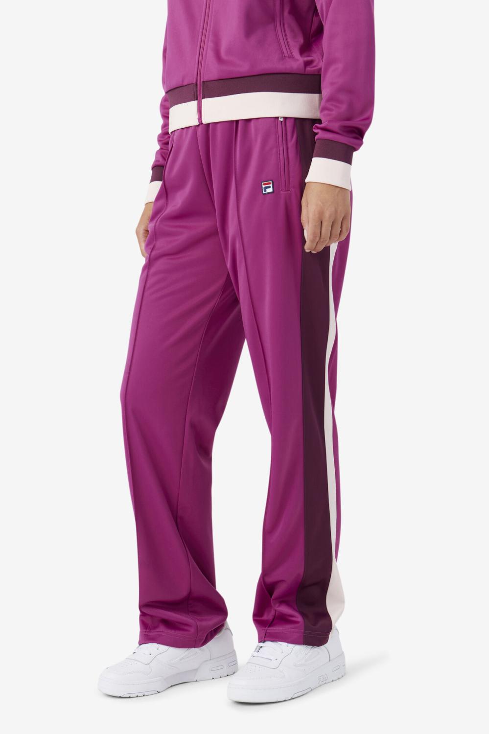 Women Shorts &amp; Pants | FILA Sandy Track Pant 561 BATON ROUGE / GRAPE WINE / POTPOURRI
