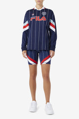 Women Shorts &amp; Pants | FILA Yareli Bike Short 410 FILA NAVY / FILA RED / WHITE