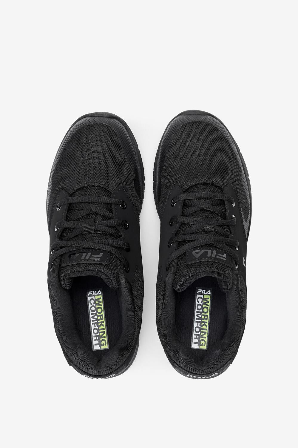 Women Slip Resistant Shoes | FILA Women's Memory Layers EVO Slip Resistant Shoe 001 BLACK / BLACK / BLACK