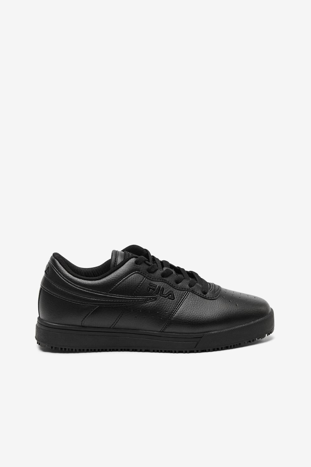 Women Slip Resistant Shoes | FILA Women's Vulc 13 Low Slip Resistant Shoe 001 BLACK / BLACK / BLACK