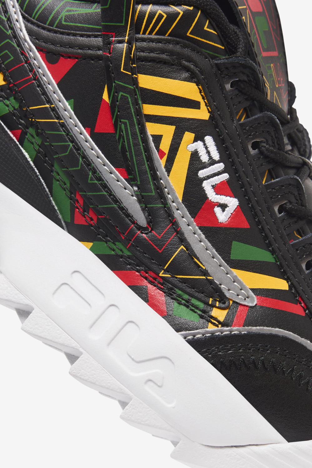 Women Sneakers | FILA Women's Disruptor 2 Exp 041 BLACK / JELLY BEAN / LEMON