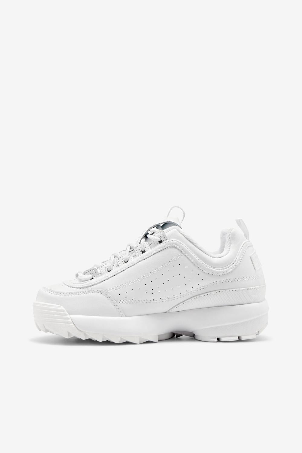 Women Sneakers | FILA Women's Disruptor 2 Premium 100 TRIPLE WHITE