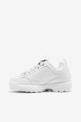 Women Sneakers | FILA Women's Disruptor 2 Premium 100 TRIPLE WHITE