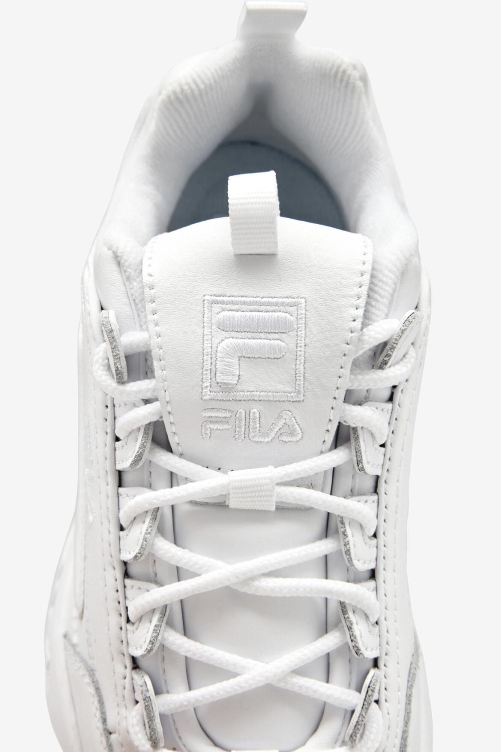 Women Sneakers | FILA Women's Disruptor 2 Premium 100 TRIPLE WHITE
