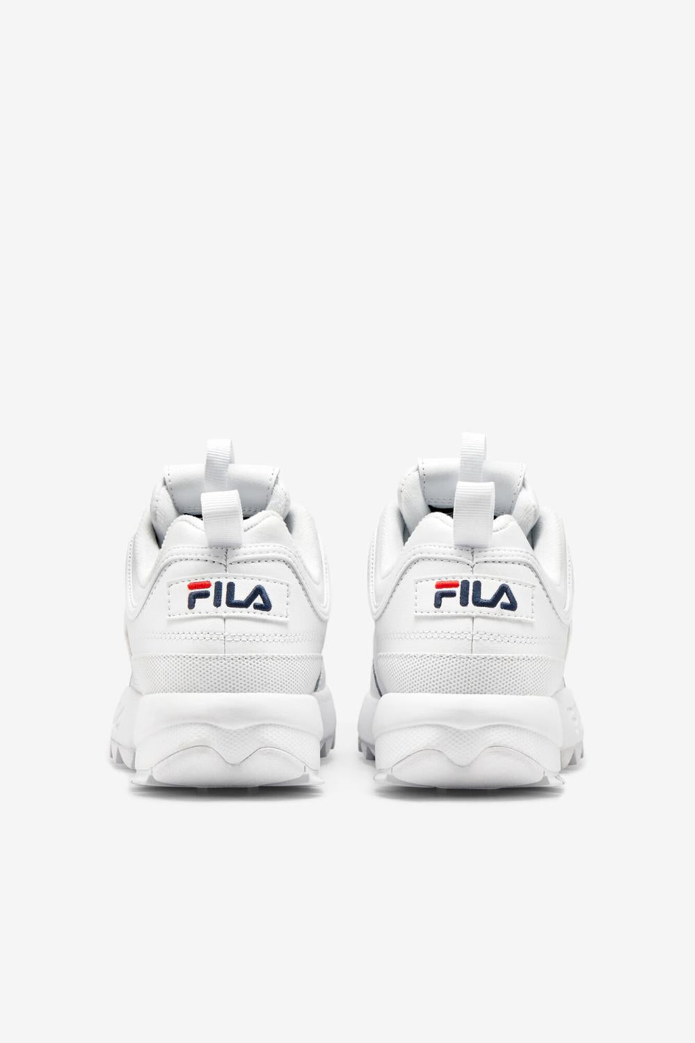 Women Sneakers | FILA Women's Disruptor 2 Premium 125 WHITE / NAVY / RED