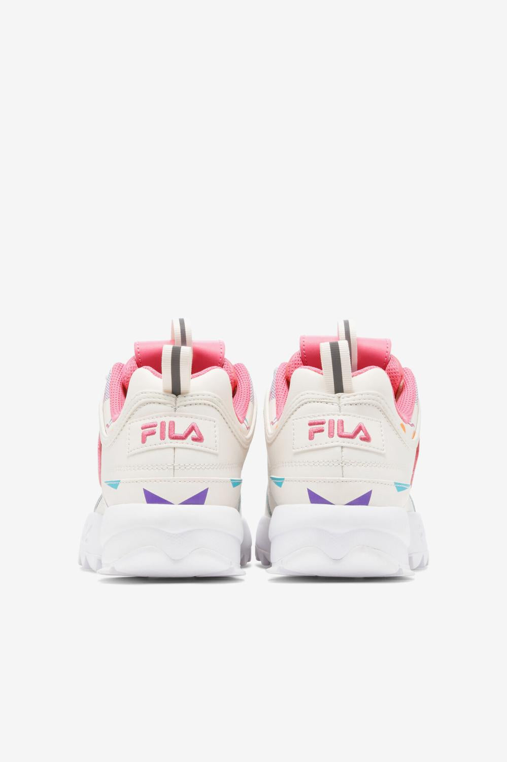 Women Sneakers | FILA Women's Disruptor 2 Premium 149 GARDENIA / SCUBA BLUE / BUBBLEGUM