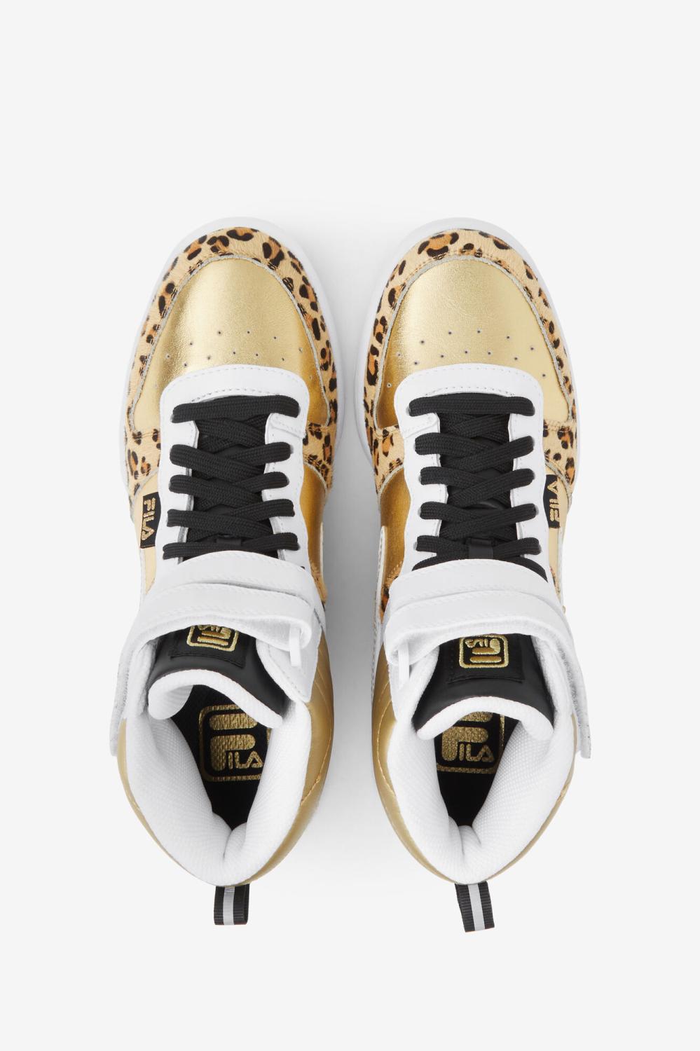 Women Sneakers | FILA Women's F-14 Metallic 702 METALLIC GOLD / WHITE / BLACK