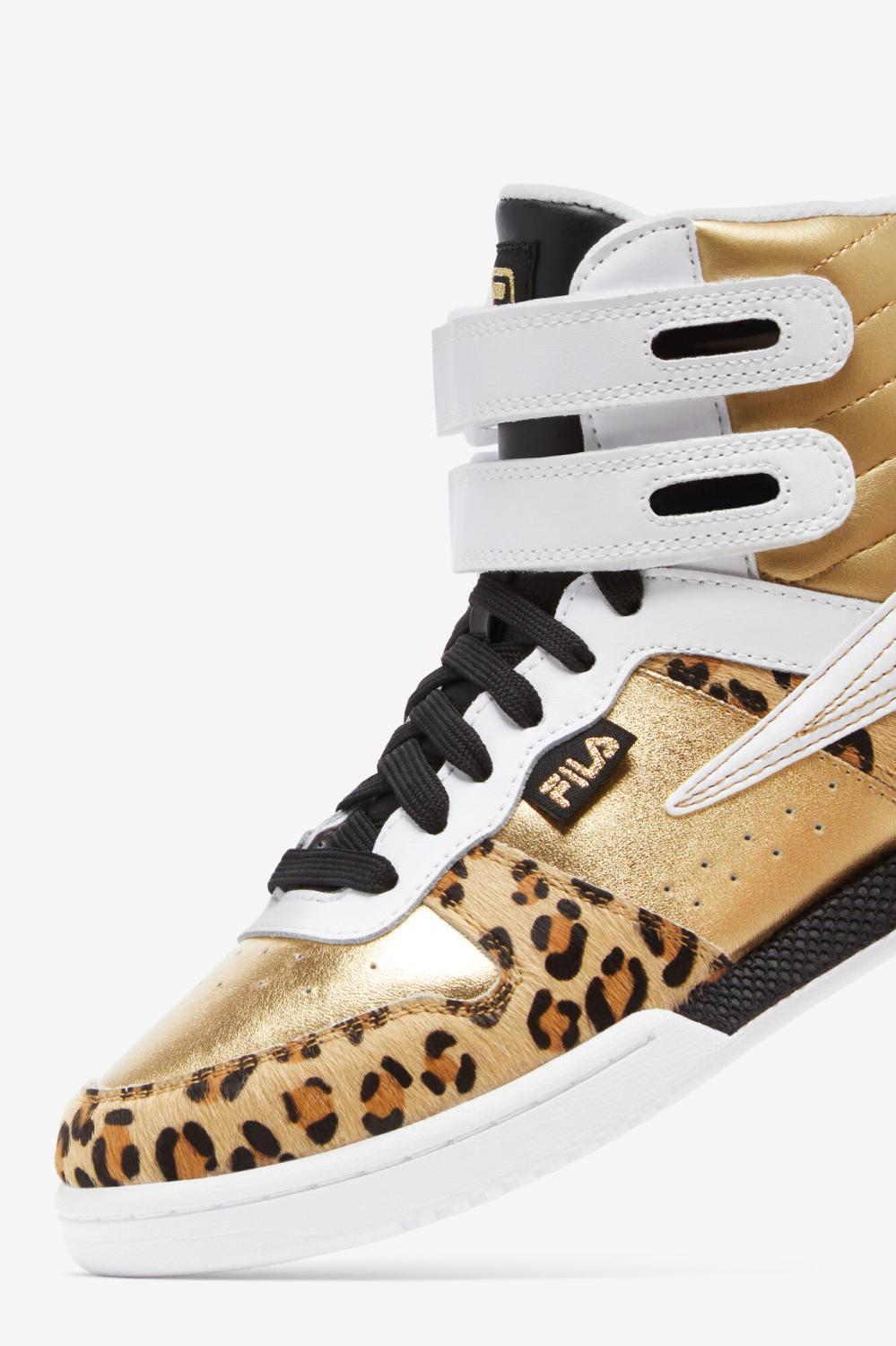 Women Sneakers | FILA Women's F-14 Metallic 702 METALLIC GOLD / WHITE / BLACK