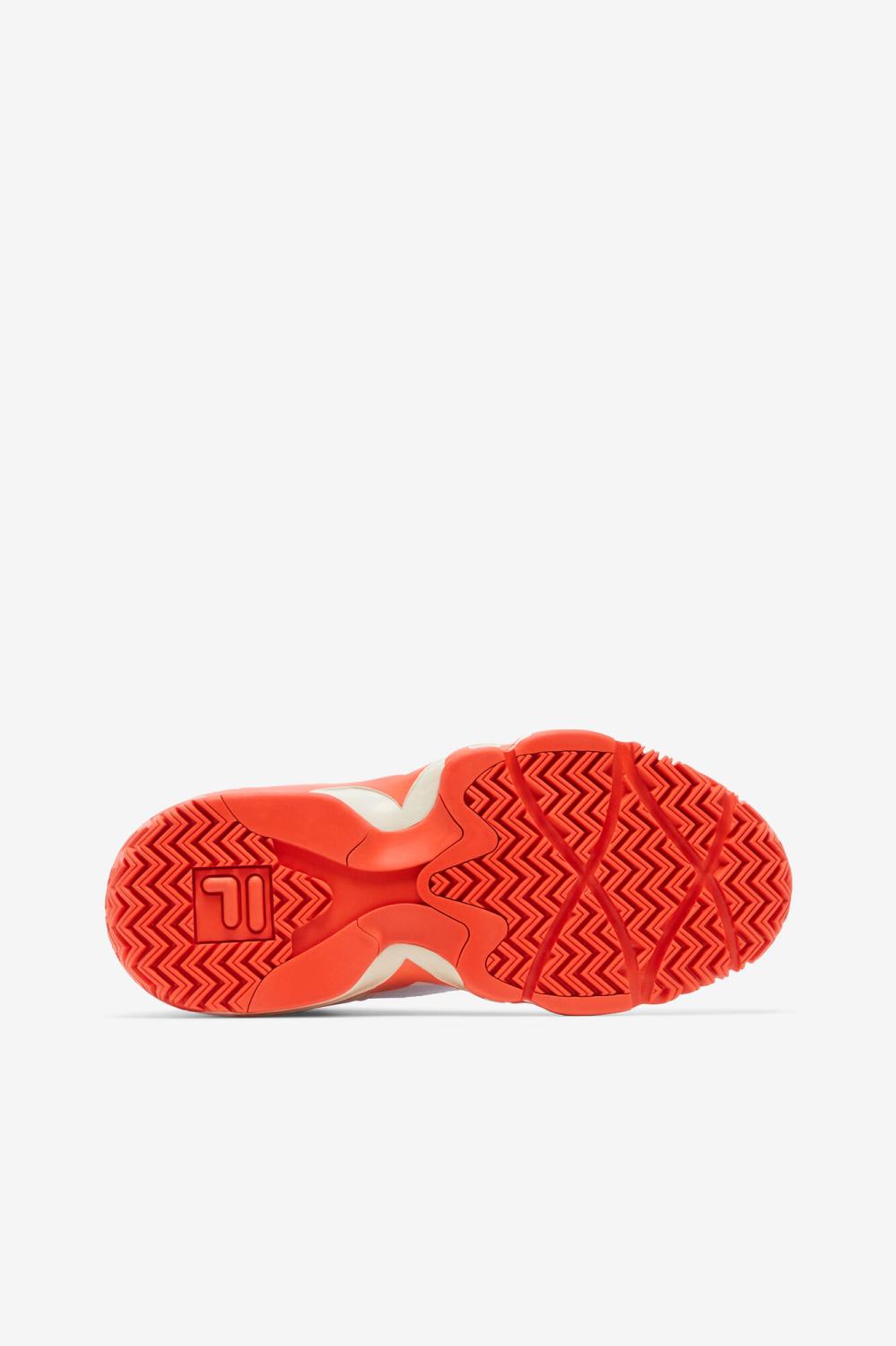 Women Sneakers | FILA Women's Mb 128 WHITE / MANDARIN RED / GARDENIA