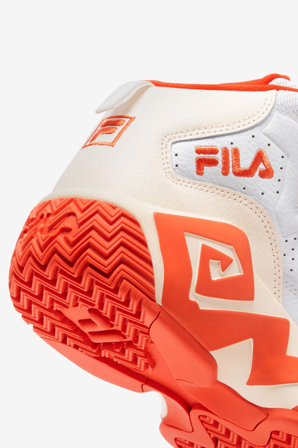 Women Sneakers | FILA Women's Mb 128 WHITE / MANDARIN RED / GARDENIA