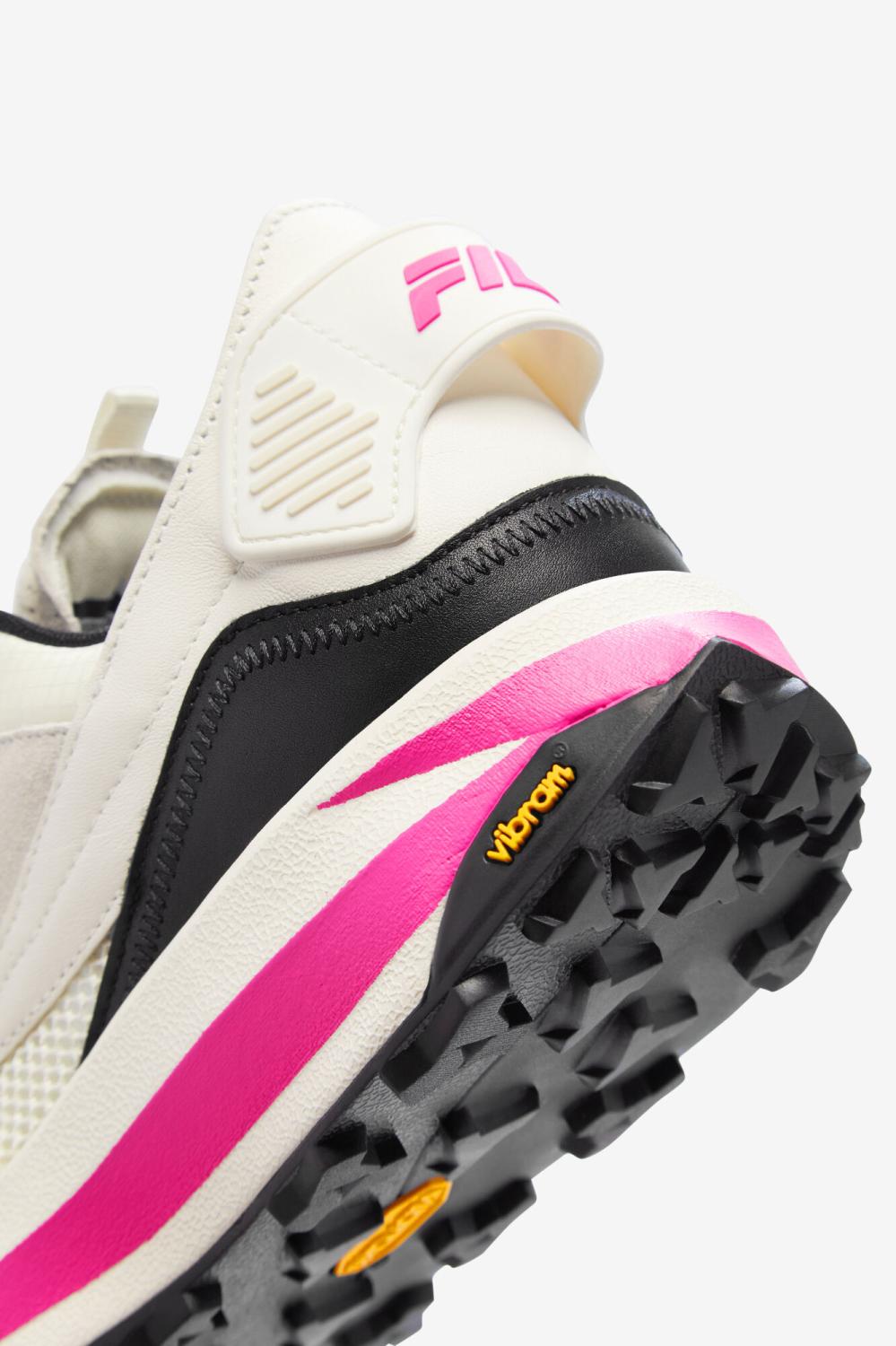 Women Sneakers | FILA Women's R1 Runner X Barneys 119 SNOW WHITE / PINK GLO / BLACK