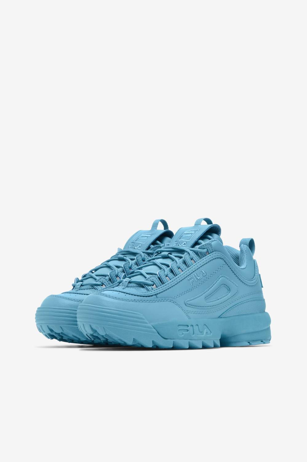 Women Sneakers &amp; Lifestyle | FILA Women's Disruptor 2 Premium 400 DELPHINIUM BLUE / DELPHINIUM BLUE / DELPHINIUM BLUE