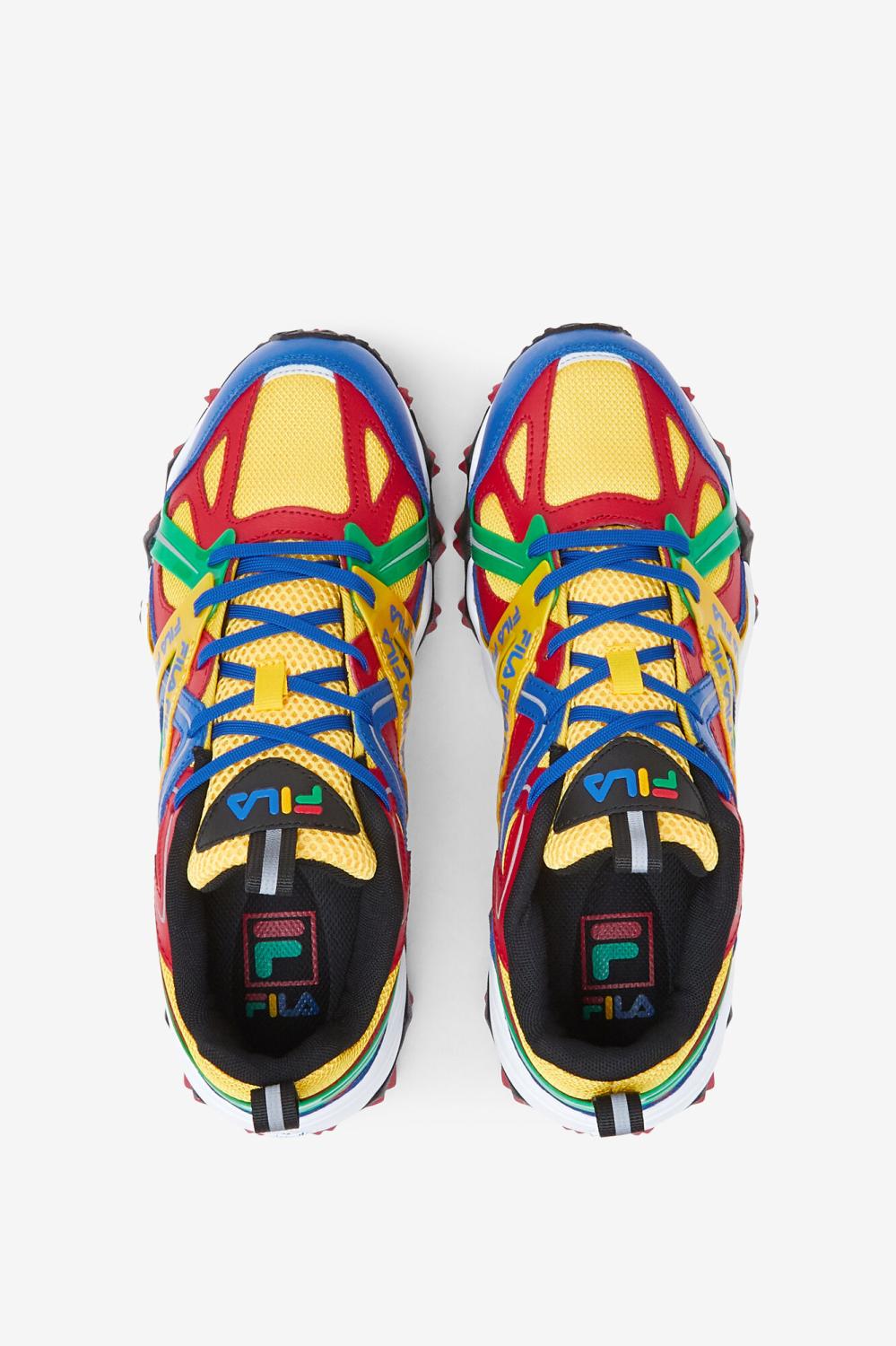 Women Sneakers &amp; Lifestyle | FILA Women's Electromont 732 LEMON / FILA RED / IMPERIAL BLUE