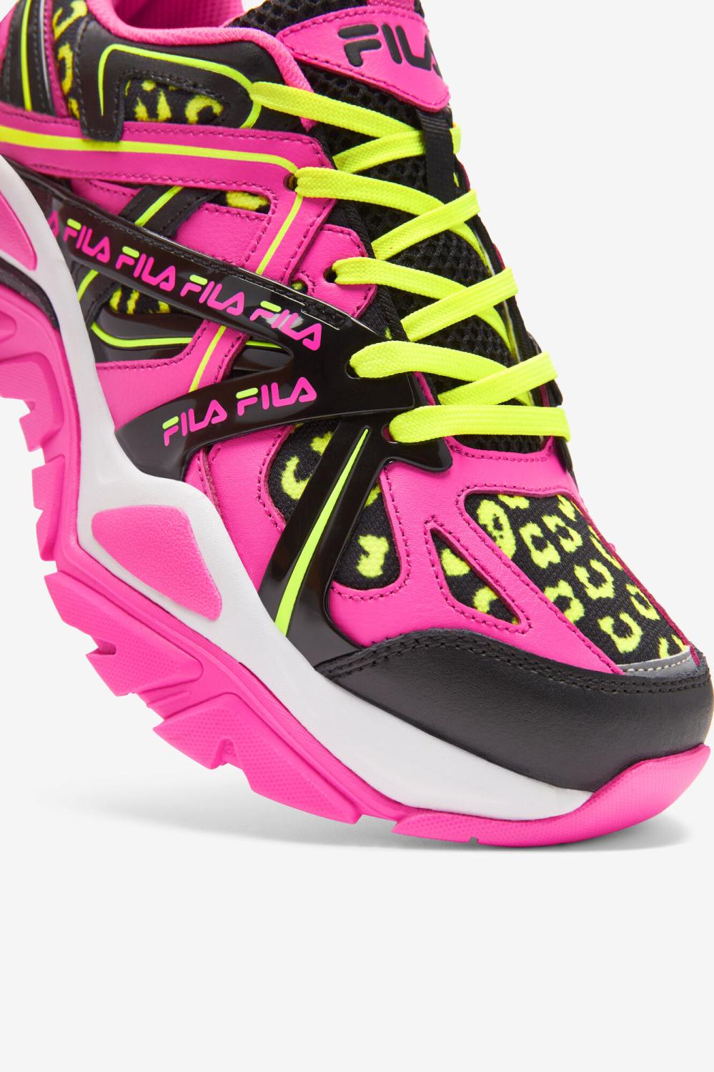 Women Sneakers &amp; Lifestyle | FILA Women's Electrove 2 652 KNOCKOUT PINK / BLACK / WHITE