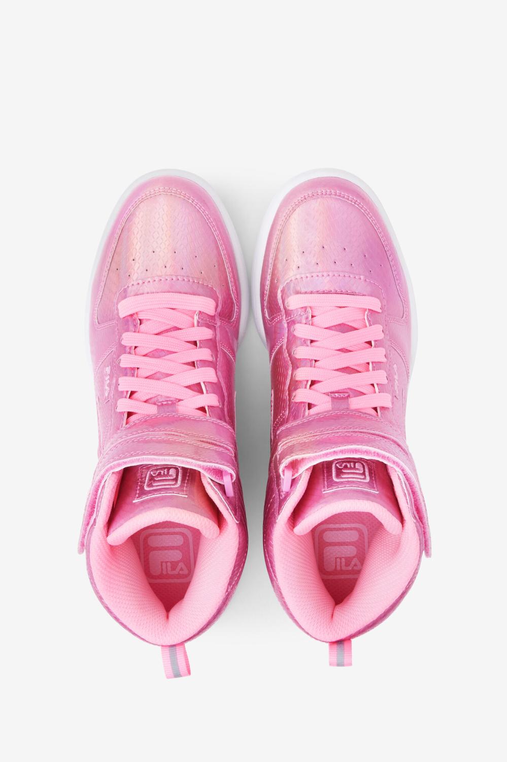 Women Sneakers &amp; Lifestyle | FILA Women's F-14 Iridescent Snake 668 COTTON CANDY / WHITE / COTTON CANDY