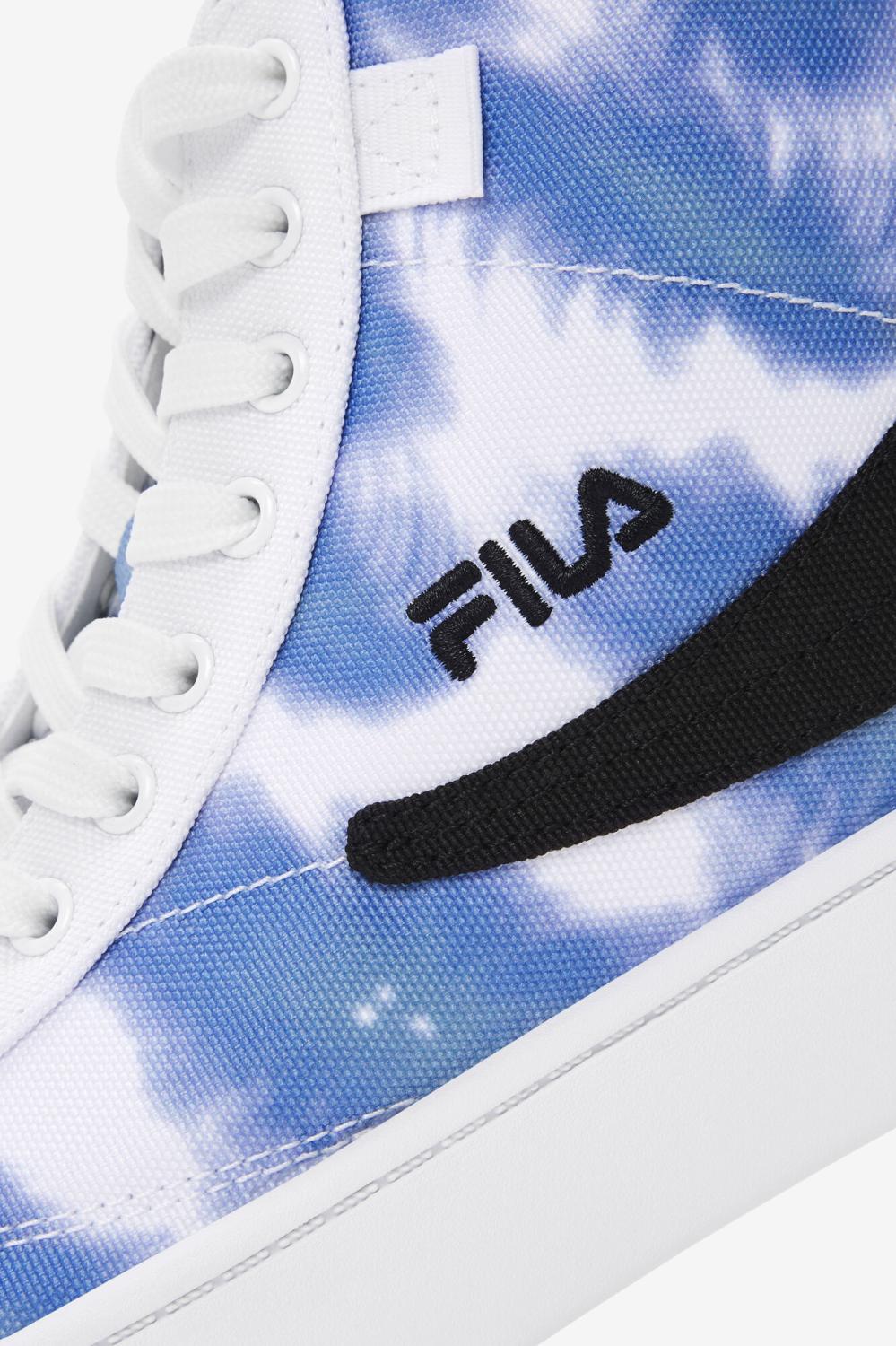 Women Sneakers &amp; Lifestyle | FILA Women's Gennaio Tie Dye 147 WHITE / BRIGHT COBALT / STORM BLUE