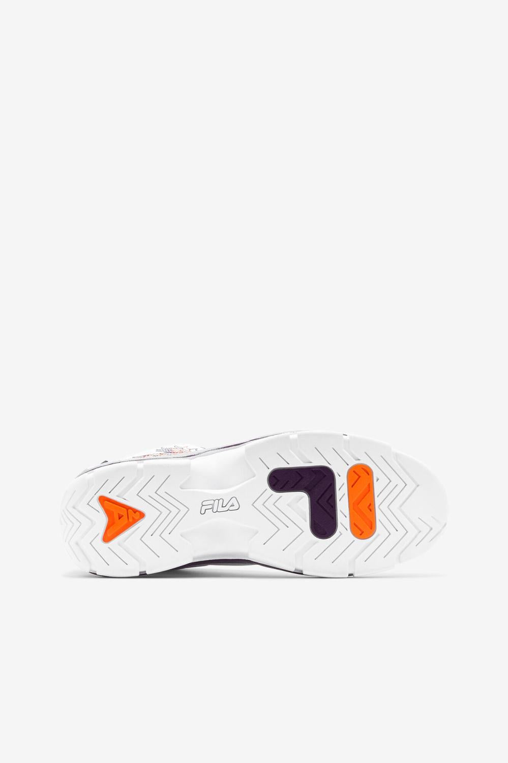 Women Sneakers &amp; Lifestyle | FILA Women's Grant Hill 2 History 133 WHITE / PURPLE PENNANT / VIBRANT ORANGE