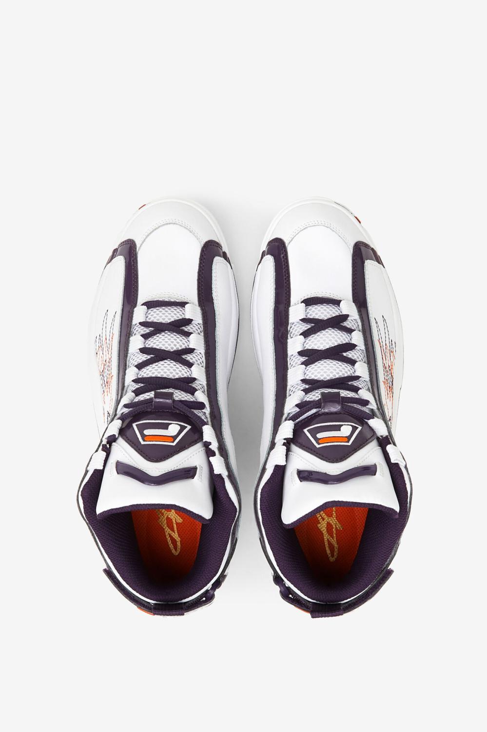 Women Sneakers &amp; Lifestyle | FILA Women's Grant Hill 2 History 133 WHITE / PURPLE PENNANT / VIBRANT ORANGE