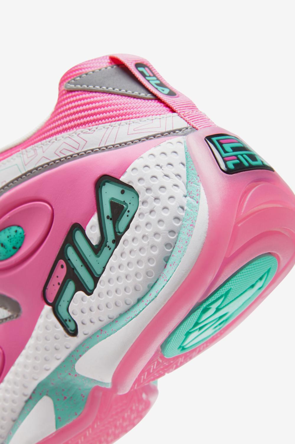 Women Sneakers &amp; Lifestyle | FILA Women's Grant Hill 3 149 WHITE / SHOCKING PINK / COCKATOO