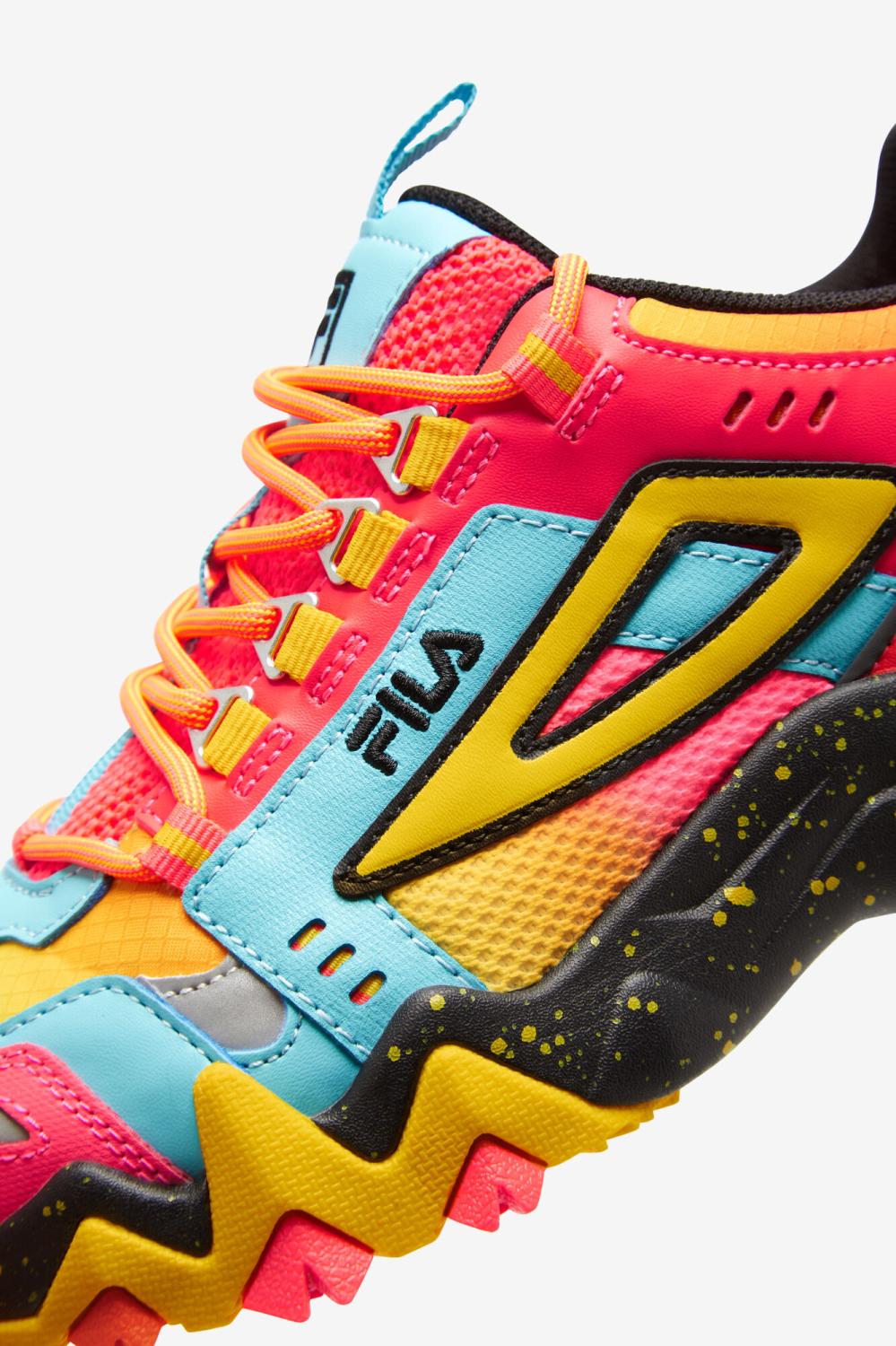 Women Sneakers &amp; Lifestyle | FILA Women's Oakmont Tr 693 DEEP PINK / BLUEFISH / LEMON