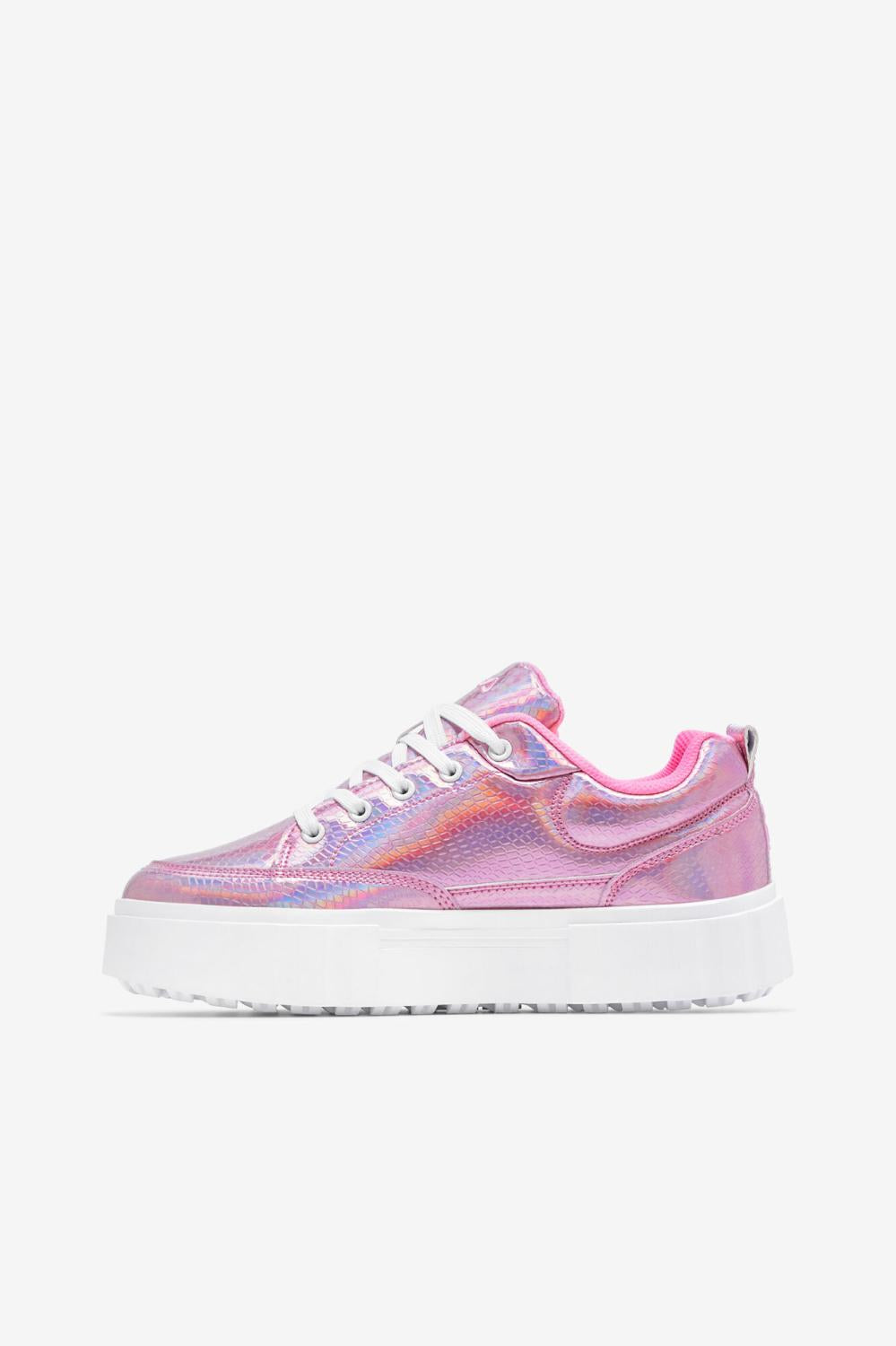 Women Sneakers &amp; Lifestyle | FILA Women's Sandblast Iridescent Snake 668 COTTON CANDY / WHITE / COTTON CANDY