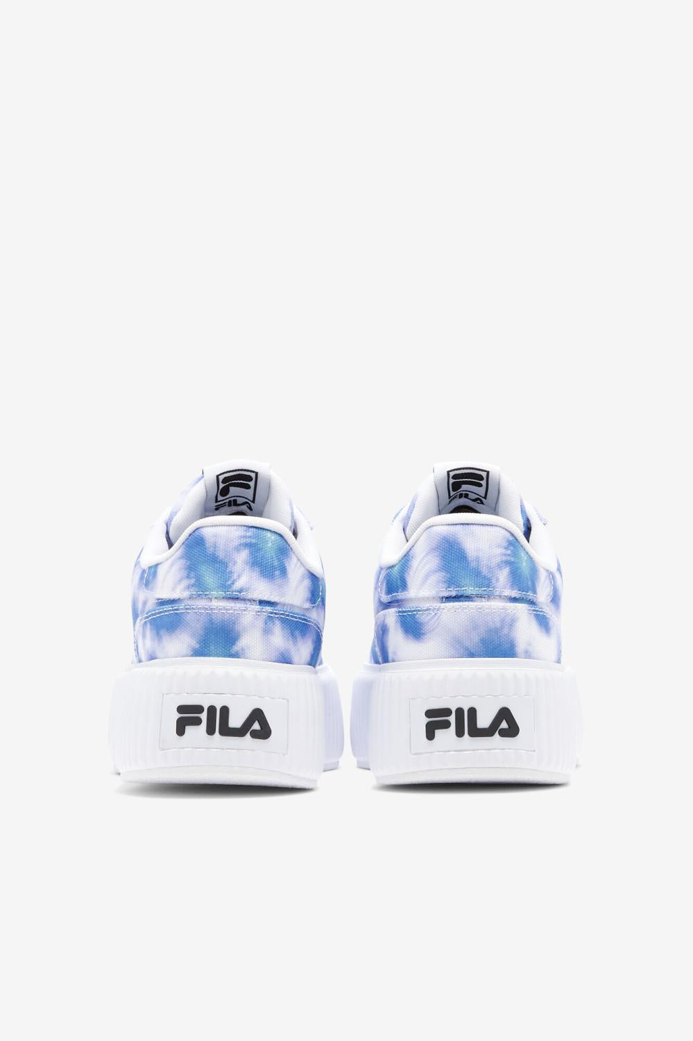 Women Sneakers &amp; Lifestyle | FILA Women's Sandblast Oversole Tie Dye 421 BRIGHT COBALT / STORM BLUE / WHITE