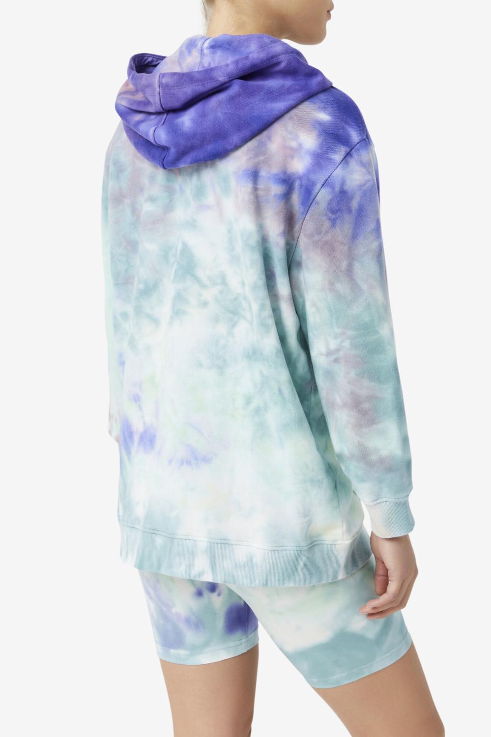 Women Sweatshirts &amp; Hoodies | FILA Aerolynn Tie Dye Hoodie