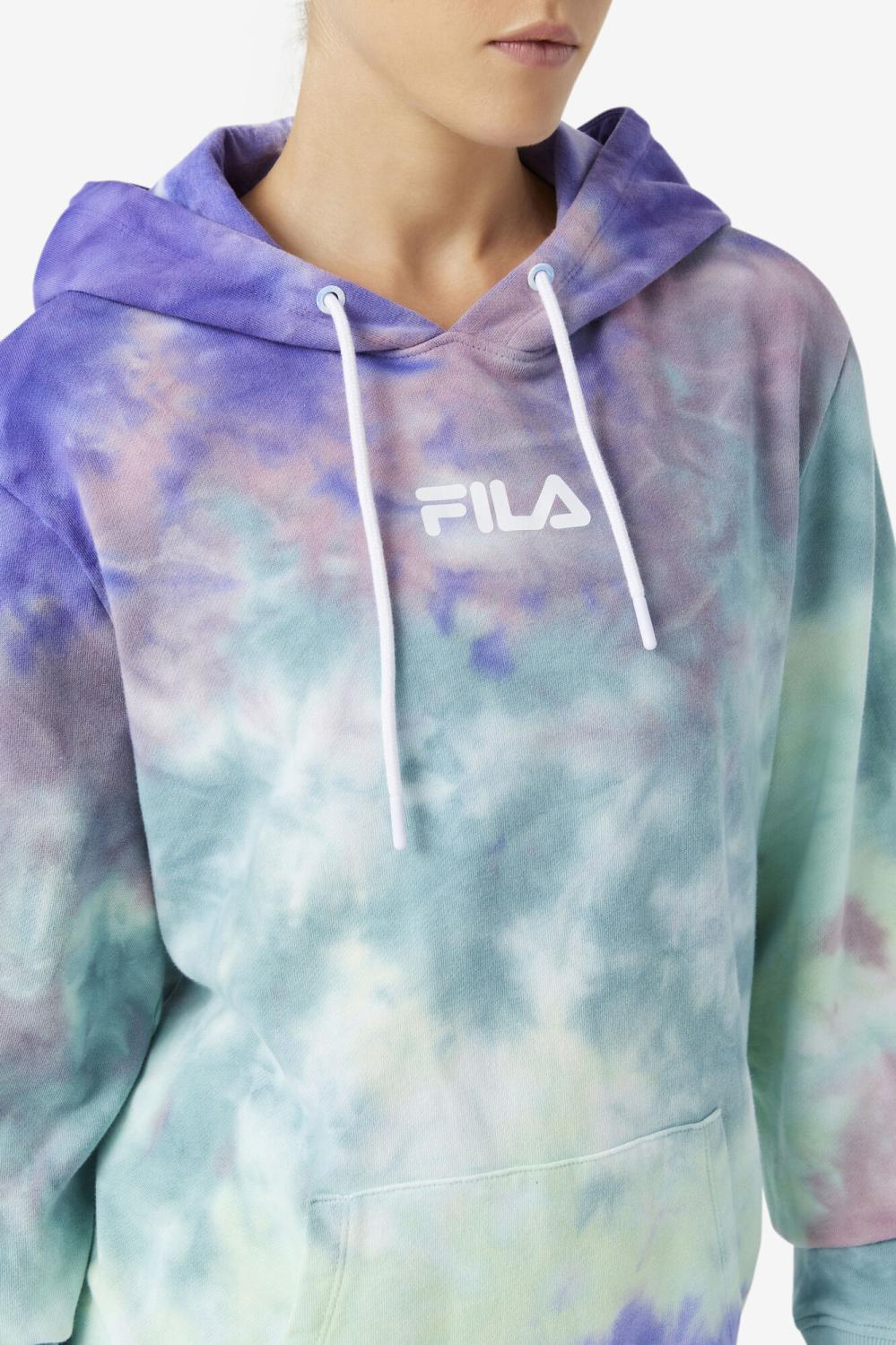 Women Sweatshirts &amp; Hoodies | FILA Aerolynn Tie Dye Hoodie