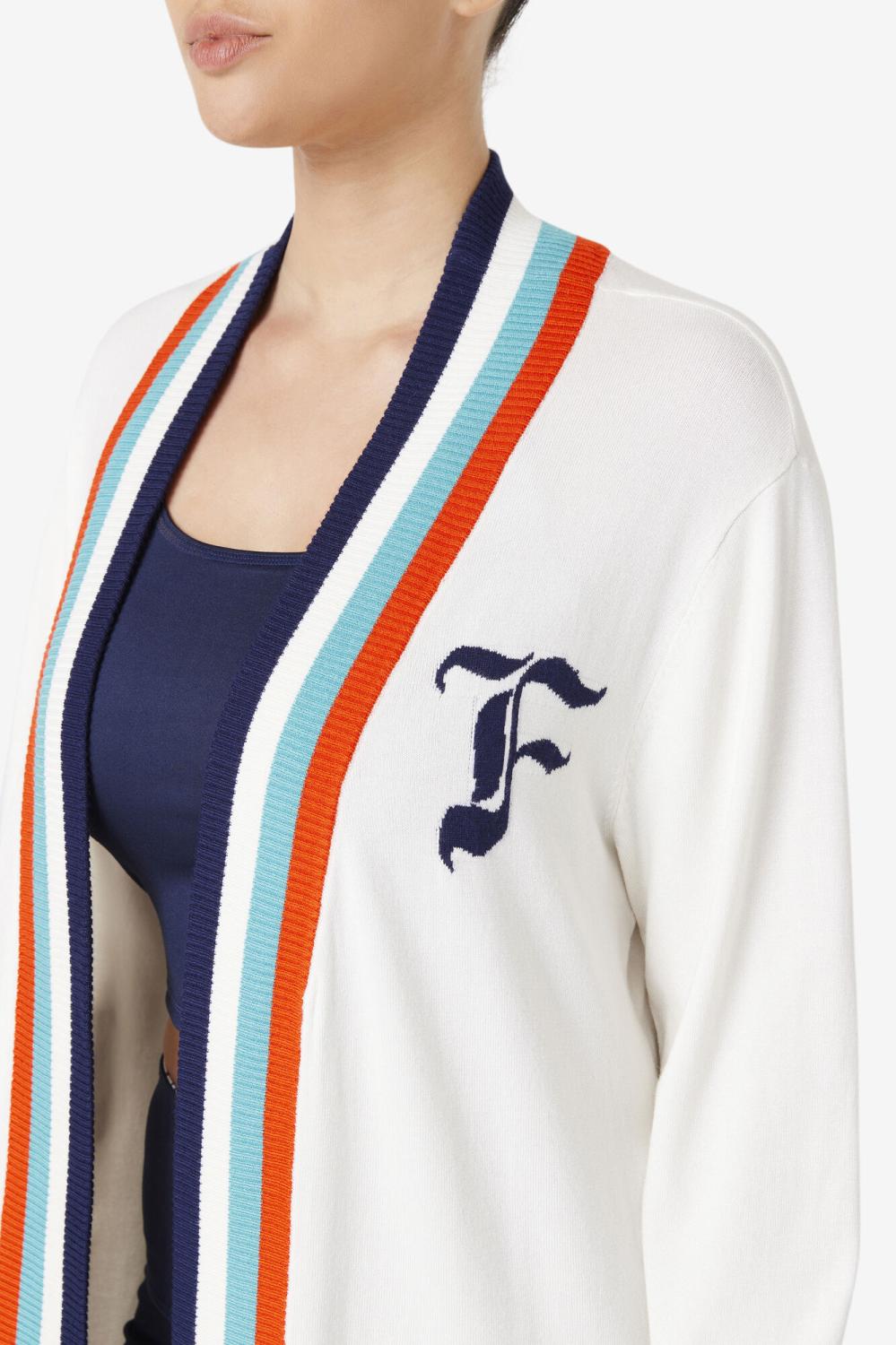Women Sweatshirts &amp; Hoodies | FILA Angelina Maxi Cardigan 300 TOFU