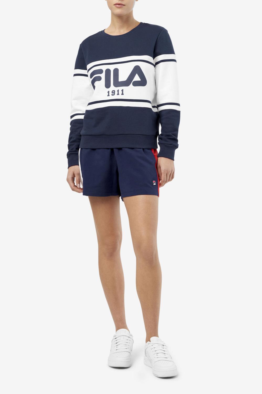 Women Sweatshirts &amp; Hoodies | FILA Jayla Crew 410 FILA NAVY