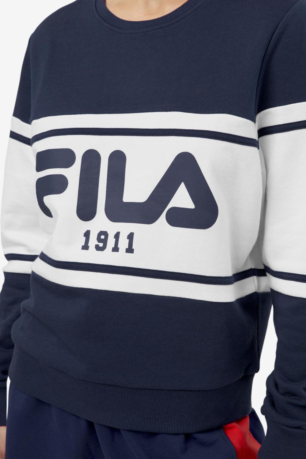 Women Sweatshirts &amp; Hoodies | FILA Jayla Crew 410 FILA NAVY
