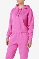 Women Sweatshirts &amp; Hoodies | FILA Marina Hoodie 543 PINK GLOW