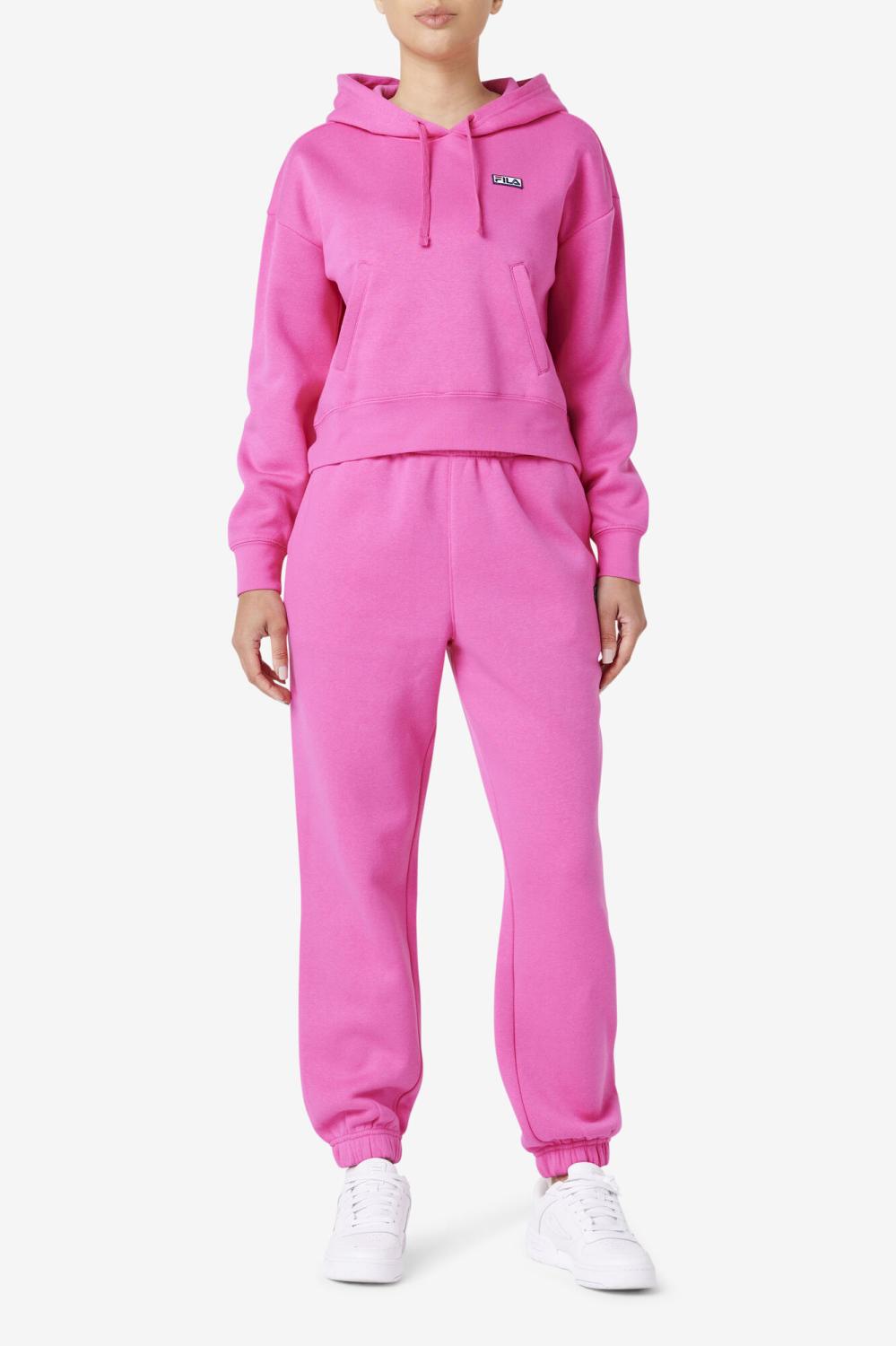 Women Sweatshirts &amp; Hoodies | FILA Marina Hoodie 543 PINK GLOW