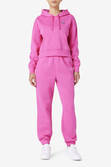 Women Sweatshirts &amp; Hoodies | FILA Marina Hoodie 543 PINK GLOW