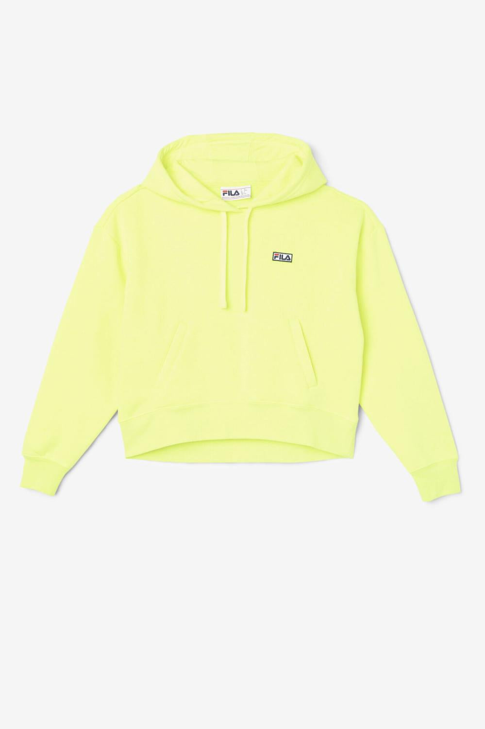 Women Sweatshirts &amp; Hoodies | FILA Marina Hoodie 735 SAFETY YELLOW
