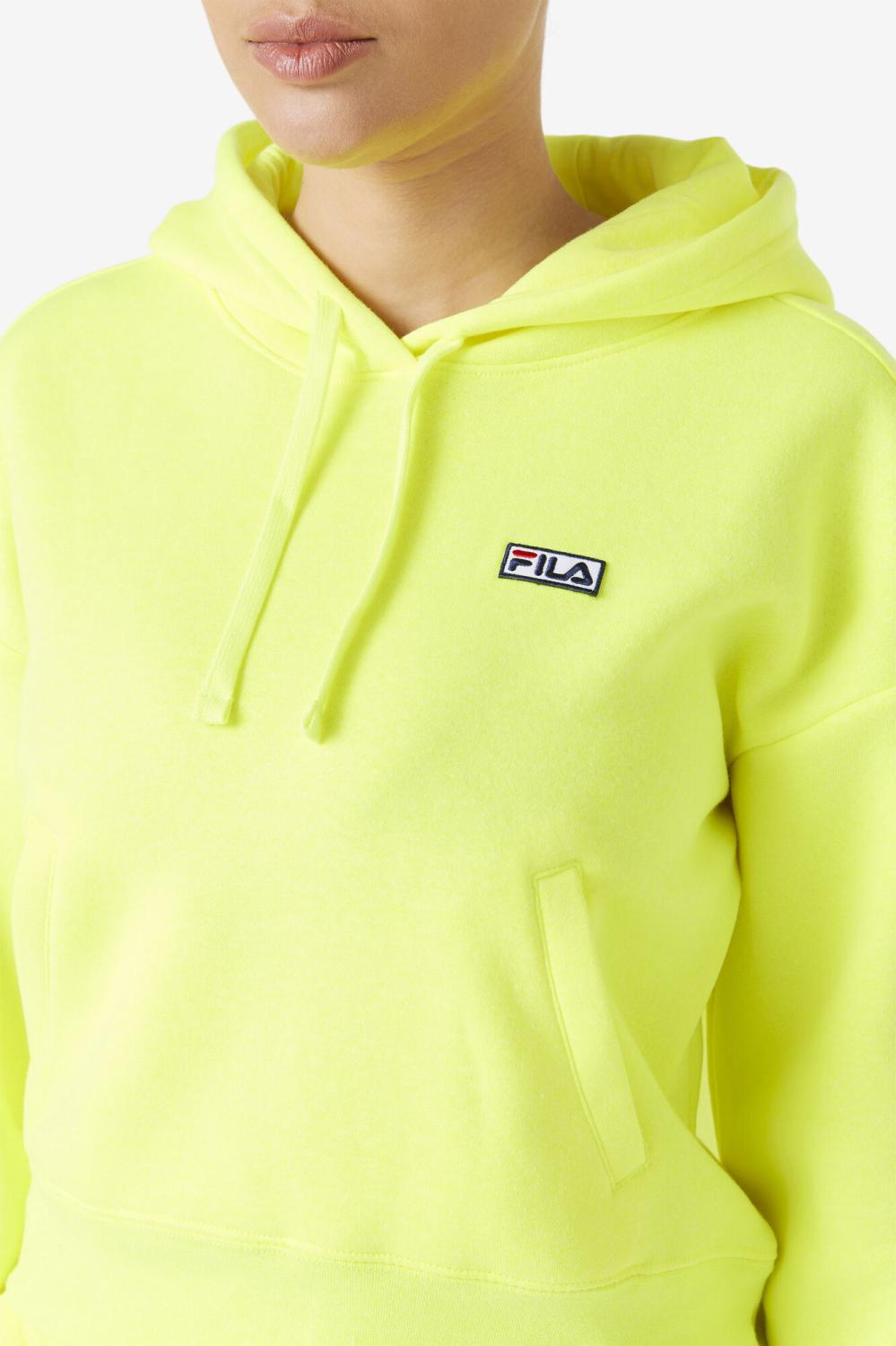 Women Sweatshirts &amp; Hoodies | FILA Marina Hoodie 735 SAFETY YELLOW