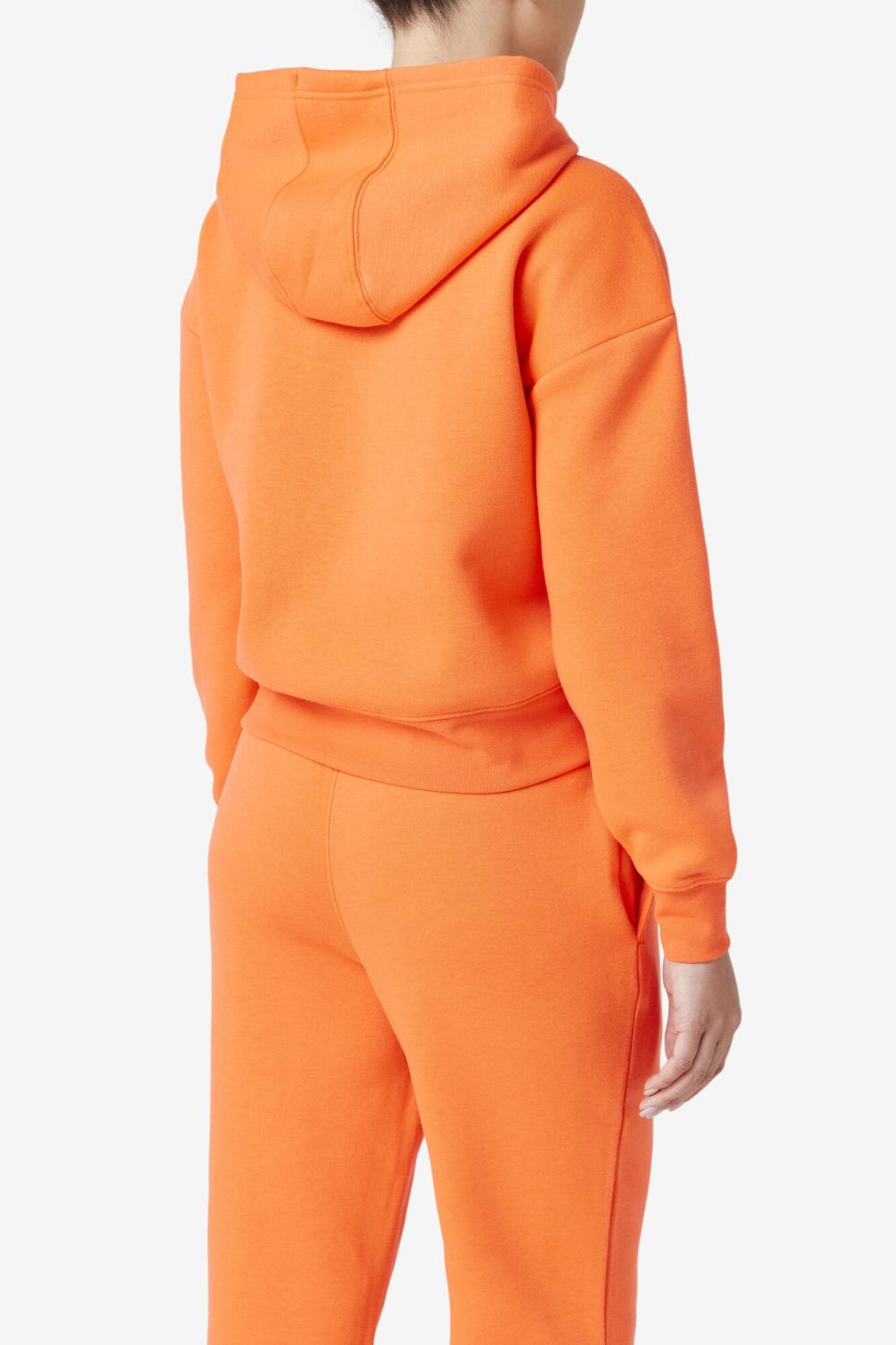Women Sweatshirts &amp; Hoodies | FILA Marina Hoodie 810 FIERY CORAL