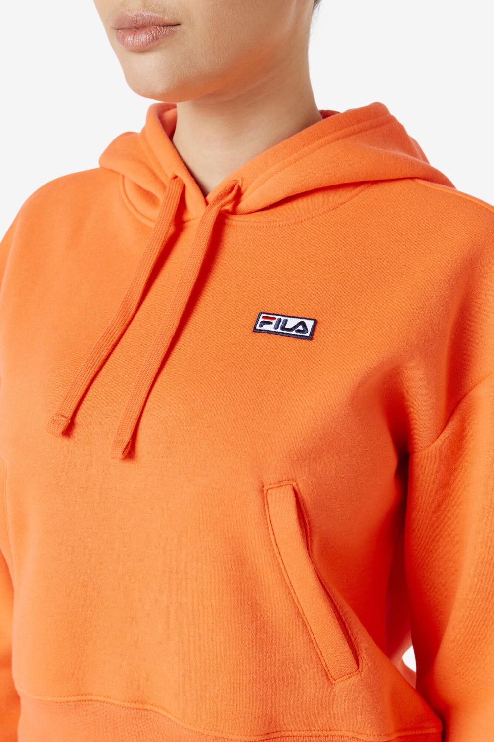 Women Sweatshirts &amp; Hoodies | FILA Marina Hoodie 810 FIERY CORAL