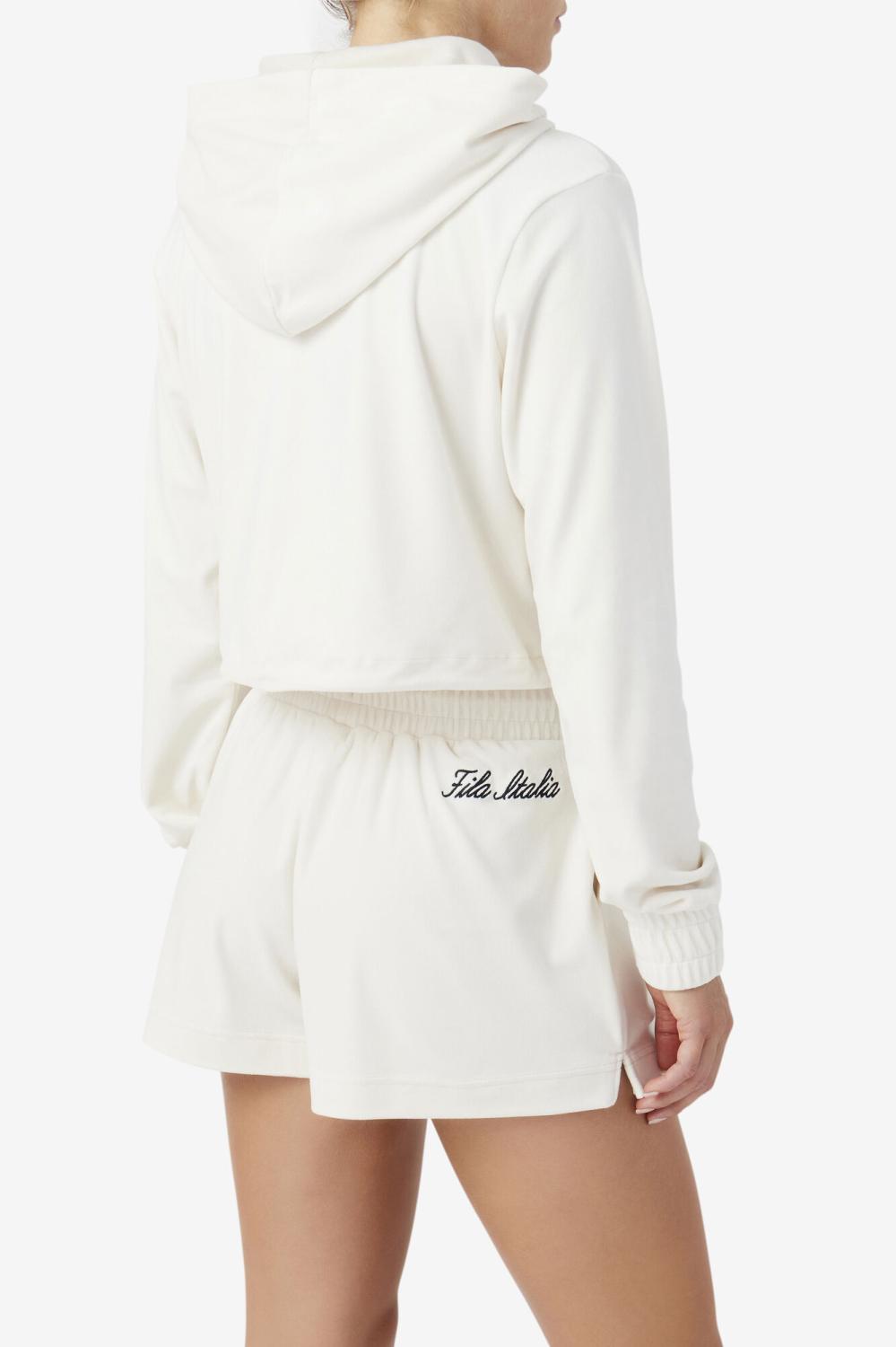 Women Sweatshirts &amp; Hoodies | FILA Sofia Hoodie 132 GARDENIA / BLACK