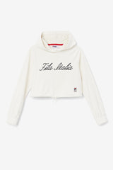 Women Sweatshirts &amp; Hoodies | FILA Sofia Hoodie 132 GARDENIA / BLACK