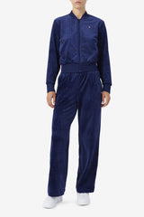 Women Sweatsuits &amp; Tracksuits | FILA Devika Velour Track Pant 410 FILA NAVY