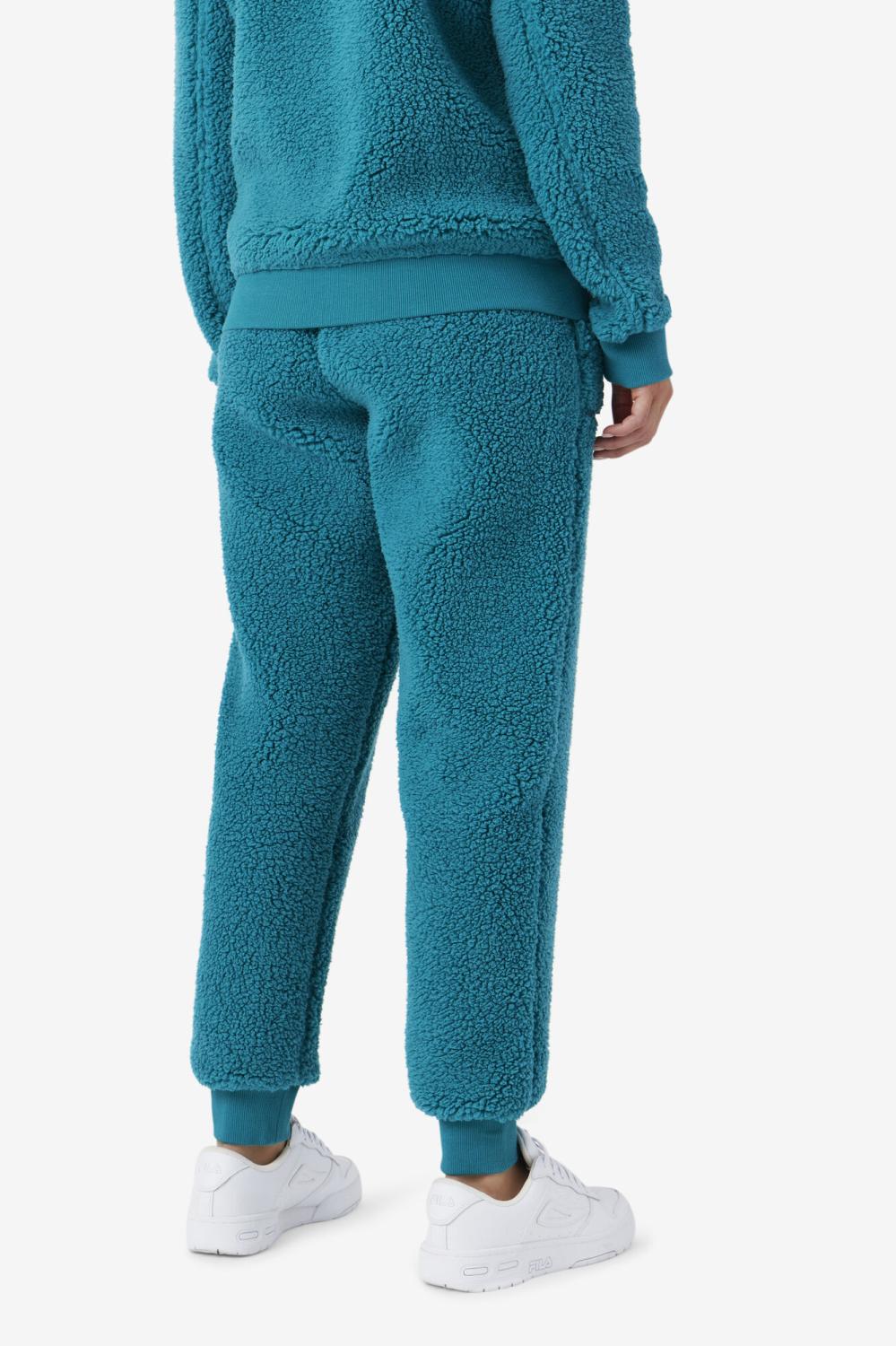 Women Sweatsuits &amp; Tracksuits | FILA Freyja Sherpa Jogger 328 DEEP LAKE