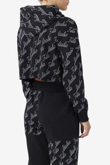 Women Sweatsuits &amp; Tracksuits | FILA Gianna Hoodie 001 BLACK / GARDENIA