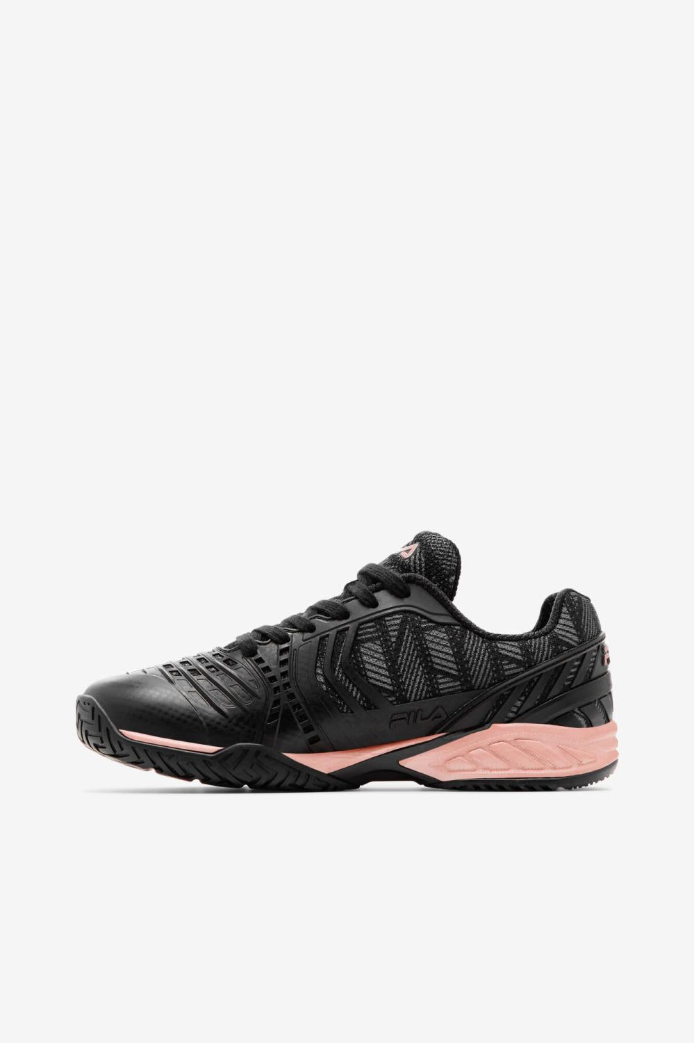 Women Tennis | FILA Women's Axilus 2.5 Energized 011 BLACK / CASTLEROCK / ROSE GOLD