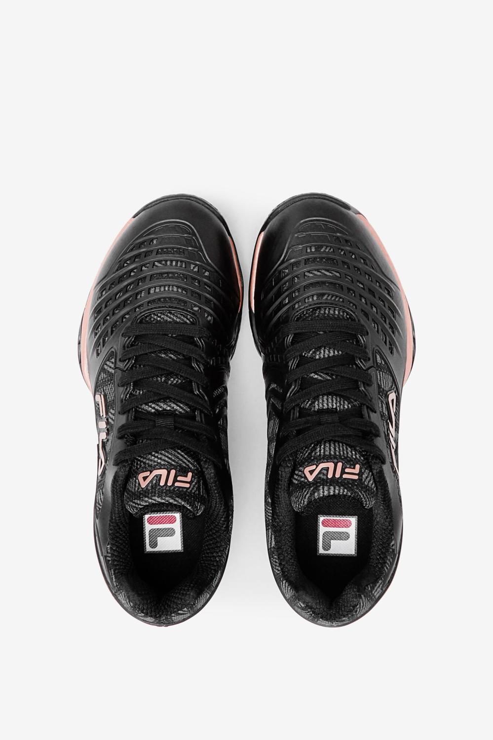 Women Tennis | FILA Women's Axilus 2.5 Energized 011 BLACK / CASTLEROCK / ROSE GOLD